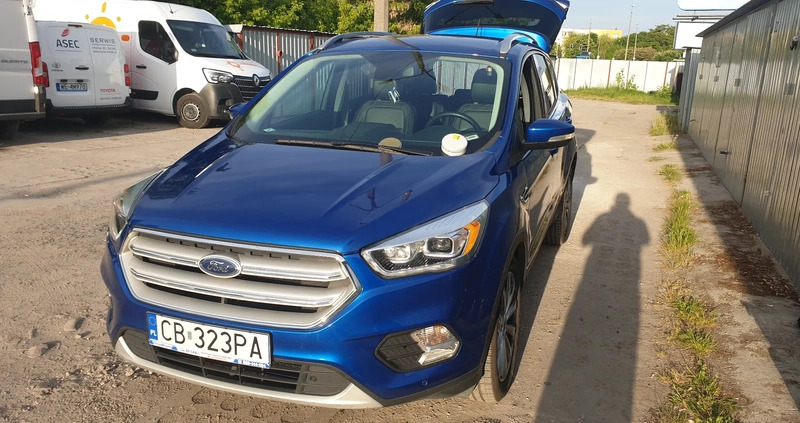 Ford Escape cena 65400 przebieg: 102000, rok produkcji 2017 z Bydgoszcz małe 154